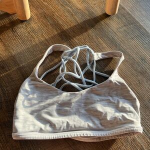 lululemon athletica Light Blue & Gray Free To Be Sports Bra